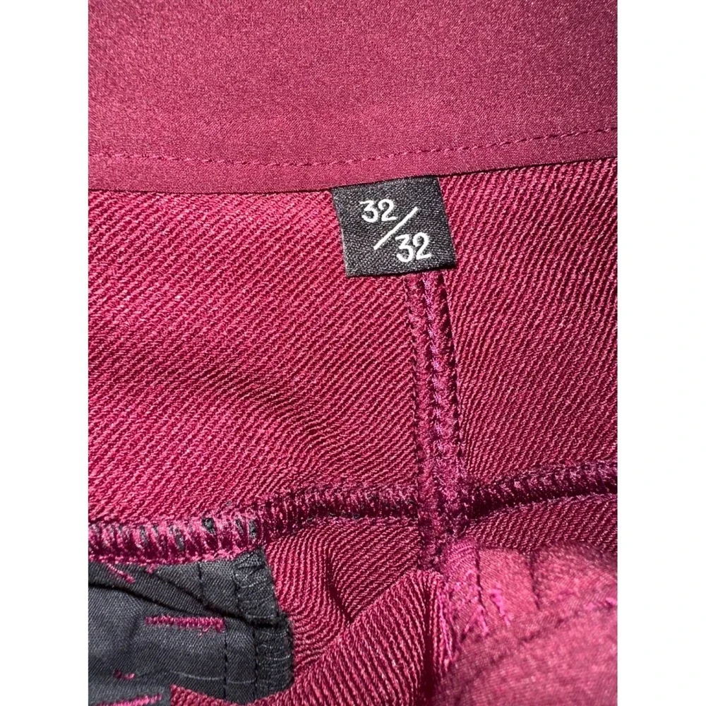 Public Rec Pants Mens 32x29 (Tag 32/32) Workday 5 Pocket Chino‎ Stretch Burgandy